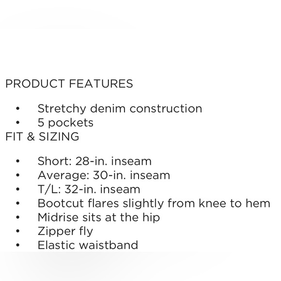 🆕 Size: 22W Bootcut Premium Comfort Sonoma Jeans 👖 - Picture 5 of 5